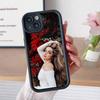 Чехол для мобильного телефона Addison Rae для iPhone 17 16 15 14 13 12 11 Air Pro Max Plus Утолщенный TPU Цветной Чехол Красивый Роскошный