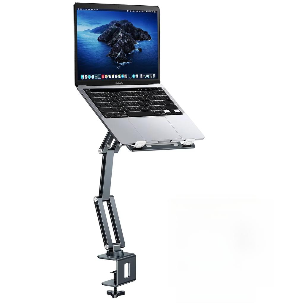 Oatsbasf Tablet Stand Holder Desk Mount Portable Laptop Stand 360° Rotatable Desktop Reading Mount for Laptop iPad Book Tablet