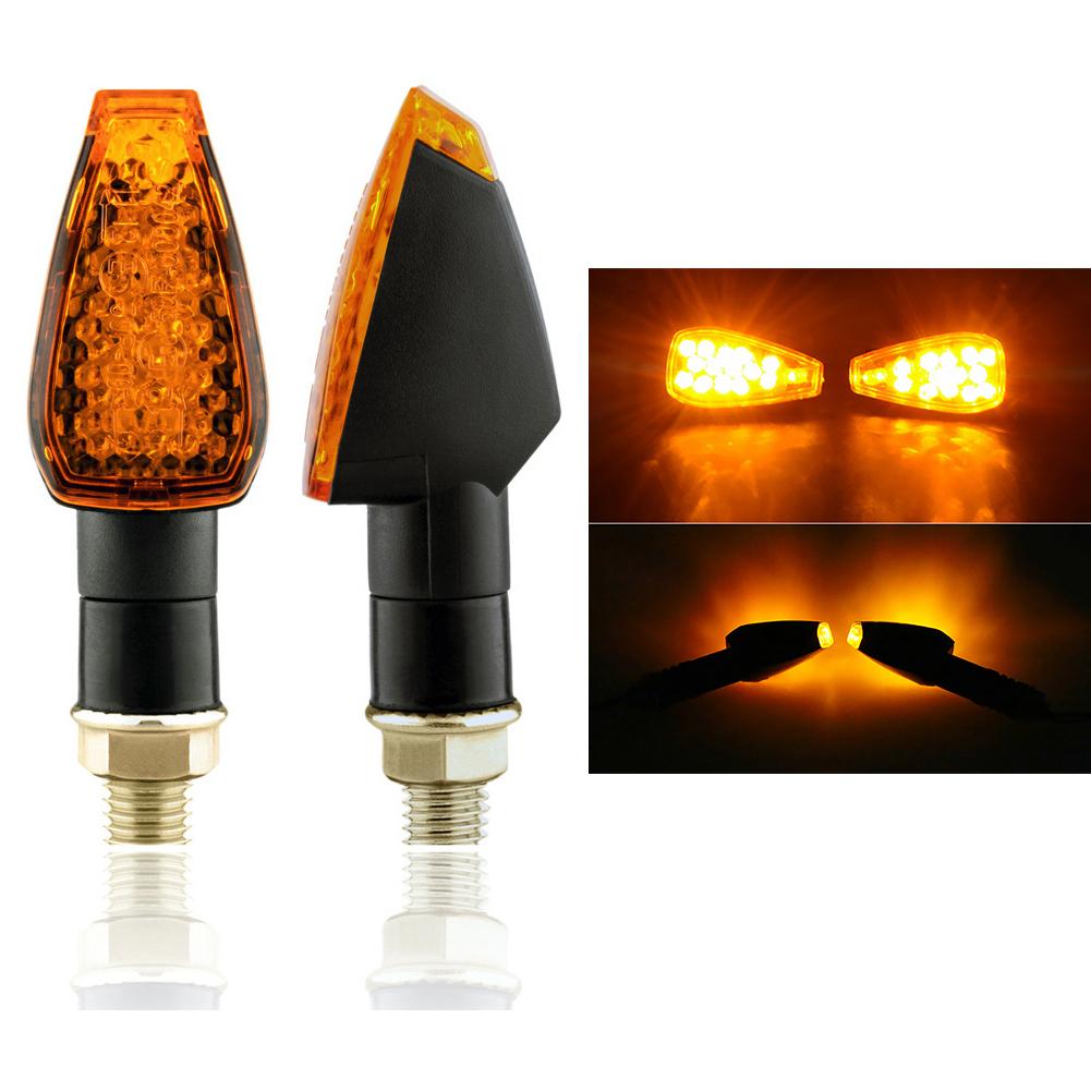 2 шт. мотоциклетный светодиодный указатель поворота короткий индикатор для мотокросса мигалка габаритные огни для мотоциклов Yamaha Kawasaki Honda Suzuki