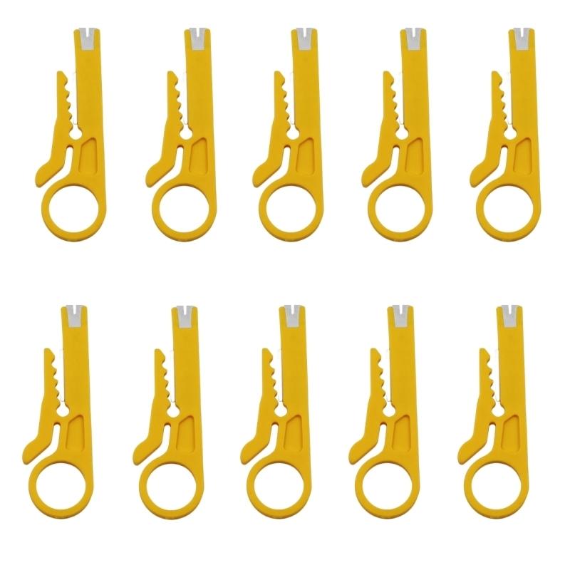 1 шт. Мини-нож для зачистки проводов, портативный обжимной инструмент, плоскогубцы, обжимной инструмент, кусачки для зачистки кабелей, многофункциональные инструменты, карман для линии резки