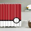 Retro Artistic Flag Shower Curtain Rustic Country Barn Door Pattern Bath Curtains Bathroom Curtains for Bathtub Home Art Decor