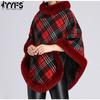 Women's Fashion Casual Fall Winter Plaid Print Long Sleeve Jackets & Coats Down Coats