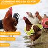 3Pcs Chicken Saddle with Adjustable Straps Wear Breathable Hen Feather Protector Bird Pet Clothes Poultry Apron Garden Supplies