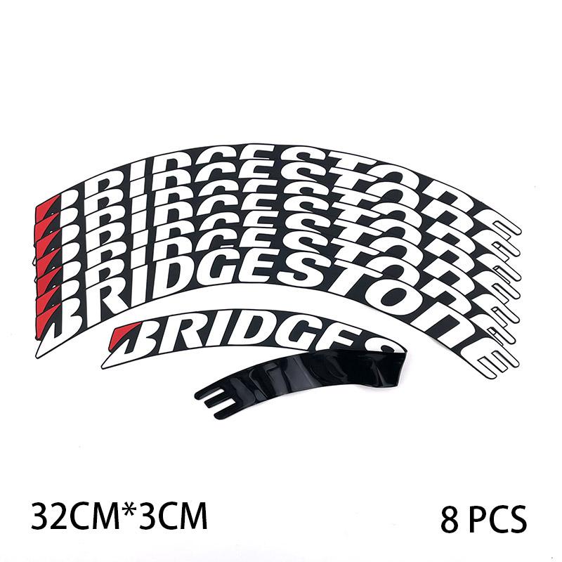 2CM height tire letter stickers 3D rubber waterproof racing Wheel stickers Personalized  decals for car motorcycle Style