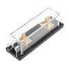 X AUTOHAUX Fuse Holder Fuse Tube Black ANL Fuse Inline Holder for Car Audio Video Stereo 200A