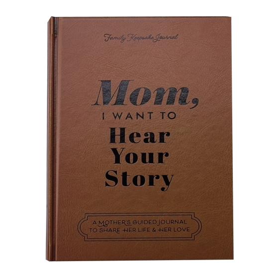 Мама Поделись своей историей Дневник Искусственная кожа Твердый переплет Блокнот Воспоминания о жизни