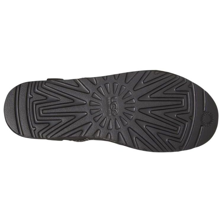 UGG Классические мини-стежки, теплые, нескользящие, удобные, повседневные, короткие, до середины голени, мужские ботинки, черные 1008621-BLK