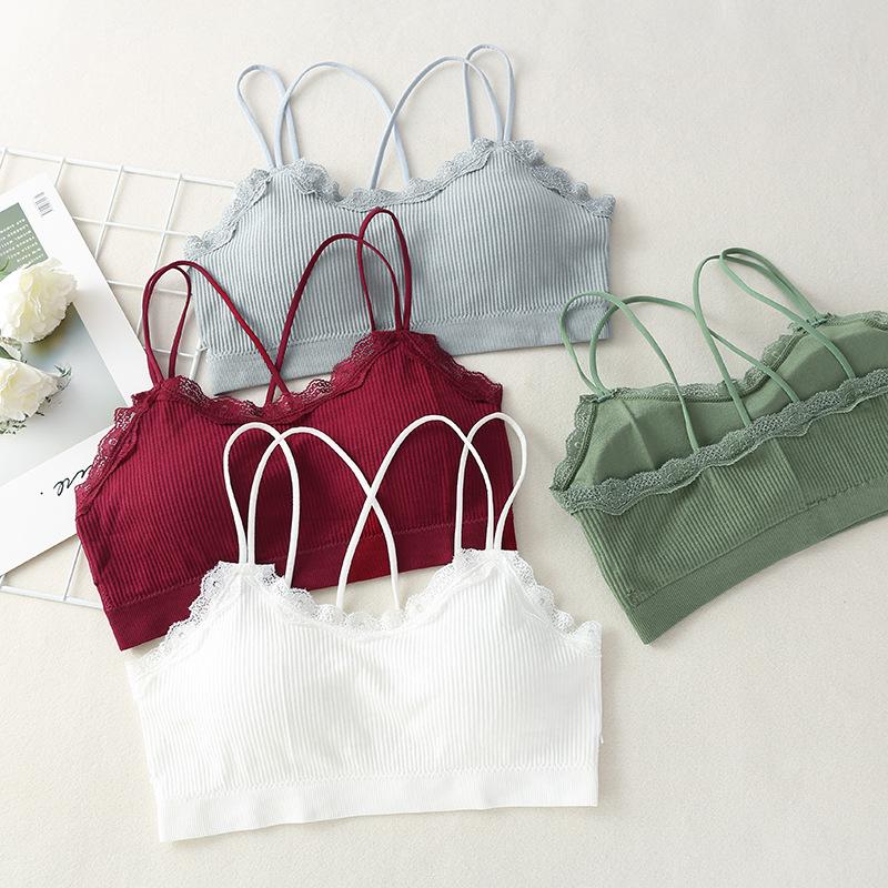 Кружевной бесшовный бюстгальтер-бандо без бретелей Little Bear для женщин