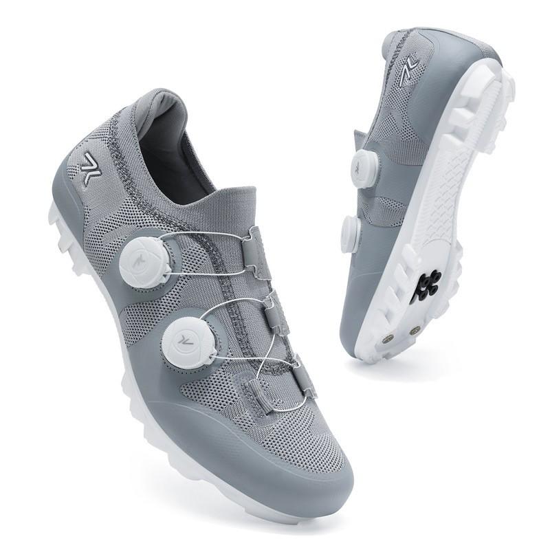 Cycling Shoes Women Men Road Bike Lockless Breathable Hard Sole Footwear