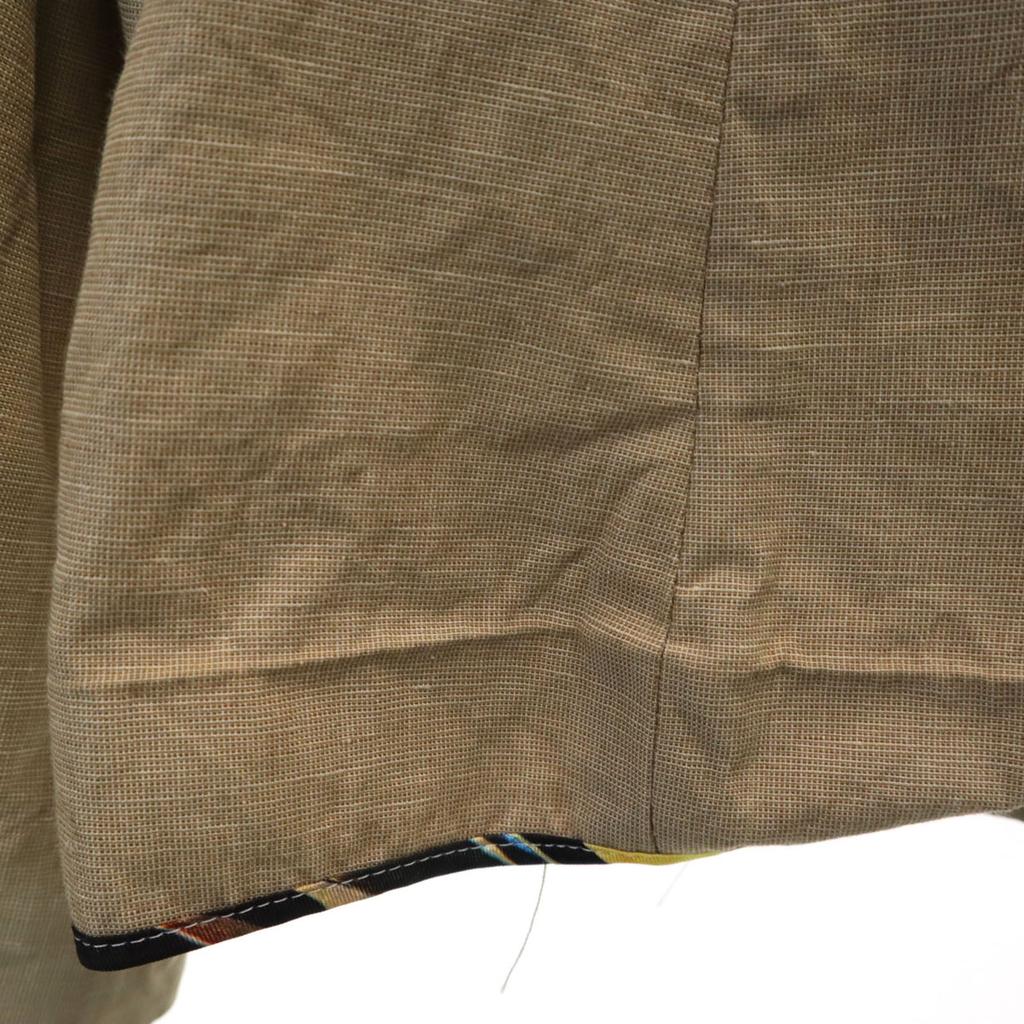 Paul Smith BLACK Приталенный пиджак из смесовой льняной ткани 42 бежевый Женский Б/У