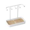 Jewelry Organizer Display For Earrings Necklaces Jewelry Storage Rack With Wooden Base Bracelet Hanging Holder