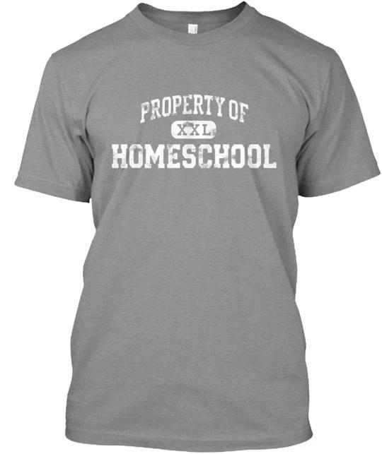 PROPERTY OF HOMESCHOOL T shirt Made in the USA Size S to 5XL