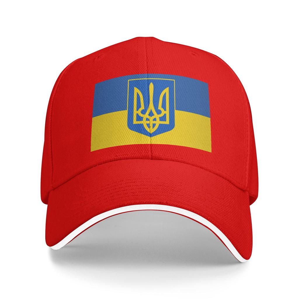 Флаг Украины Женская Унисекс Бейсболка Повседневная Уличная Кепка Модная Защита от Солнца Козырек Летняя Регулируемая Кепка