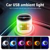 Автомобильный USB-светодиодный атмосферный портативный декоративный аксессуар для салона автомобиля для BMW E46 E90 E60 F10 E39 F30 E36 E87 E90 E30 E53 F31 E92
