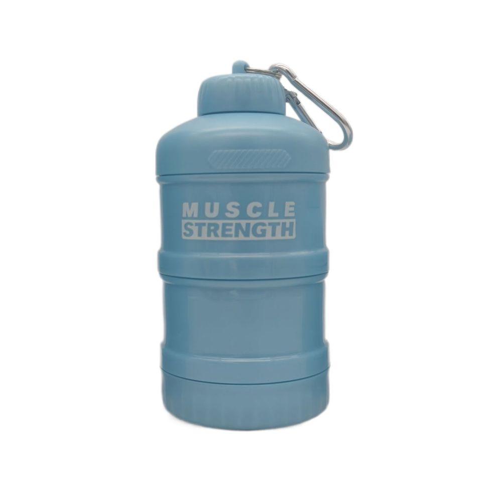 1/2/3-слойная Портативная Воронка Бутылка для Фитнес-добавок Многослойное Хранение Банка для Закусок Коробка для Протеинового Порошка