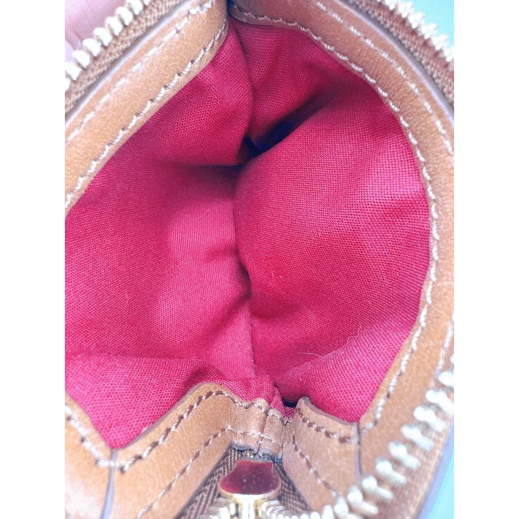 Used 【CLINE Celine】Vintage Macadam Triple Zip Coin Case