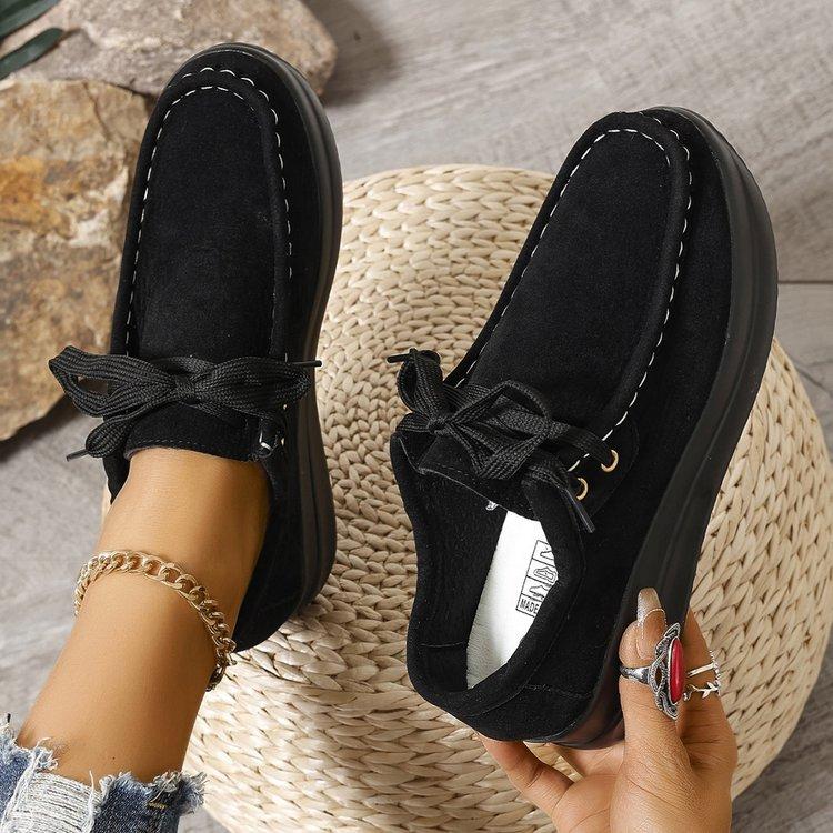 Модная женская повседневная обувь на массивной подошве, высокие кеды, большие размеры, удобные, на плоской подошве, на шнуровке, нескользящие ботильоны, женские кроссовки 2025 новинка