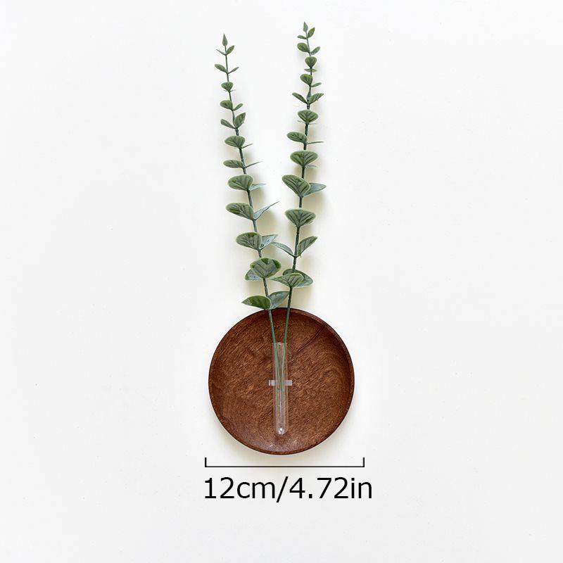 1 шт. Настенное украшение для спальни, твердая древесина, домашний декор, деревянные вазы, креативные, доступно несколько вариантов