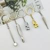 Creative Dental Keychain: Tooth Simulation with Mouth Mirror & Pliers - Perfect Dentist Gift & Promotional Tool