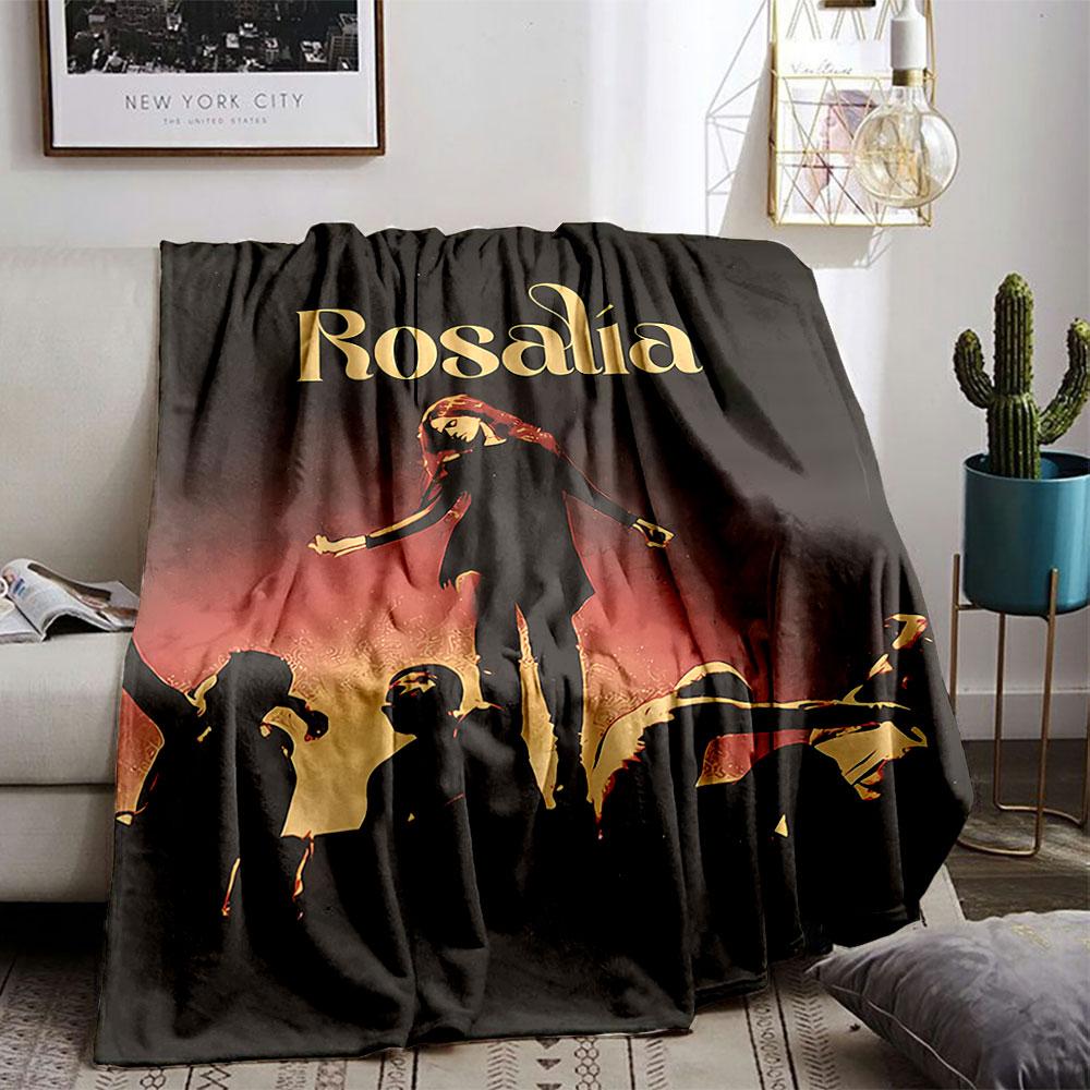 Rosalía Artistic Silhouette Blanket for all seasons blanket lunch break throw gift