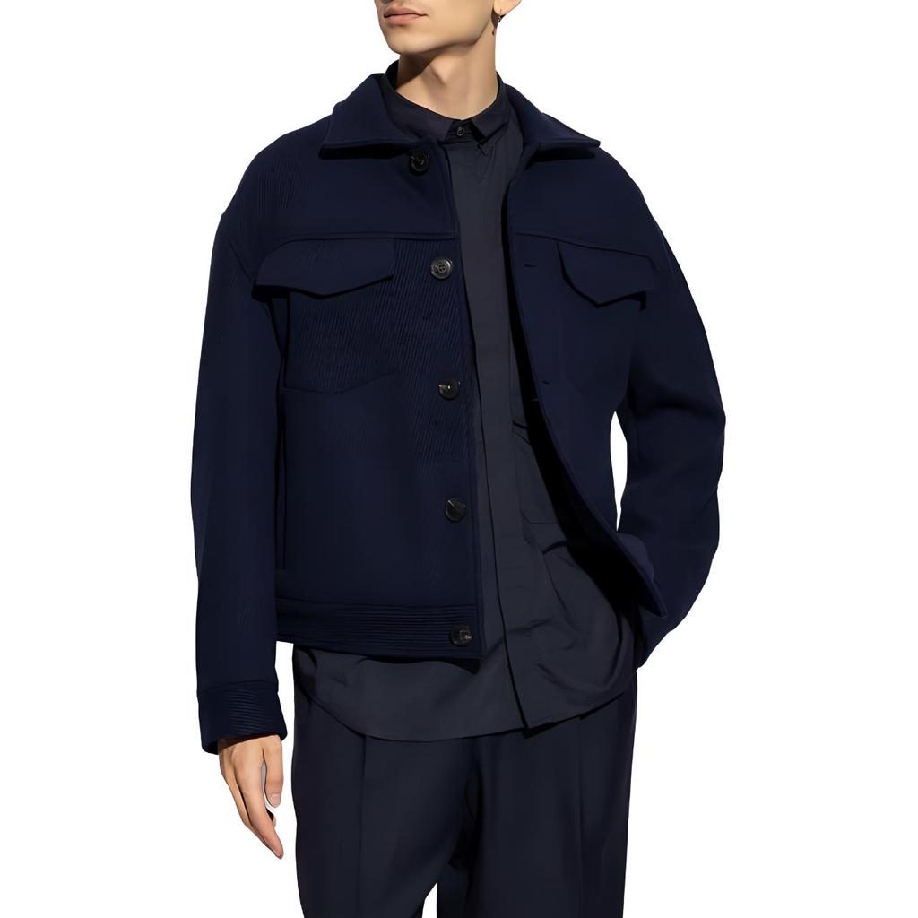 EMPORIO ARMANI SS24 Jackets & Coats Men's Marine Blue 6D1B6U1K70Z-