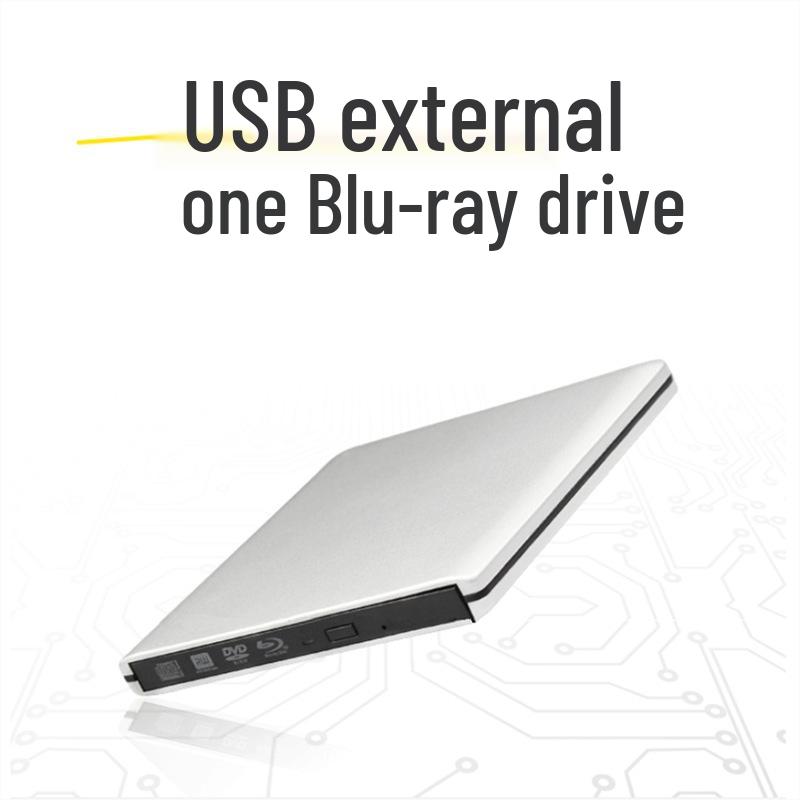 Ультратонкий 4K USB 3.0 Алюминиевый Blu-ray привод для ноутбука/настольного компьютера (Модель 2025 г.)