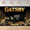 One piece of a Gatsby-style roaring 1920s party backdrop luxurious backdrop for a photo booth from the Jazz Age