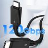 Кабель USB C — USB C для Thunderbolt 5, Быстрая передача данных 80 Гбит/с, PD240 Вт Power Delivery, Поддерживает двойной вывод видео 8K