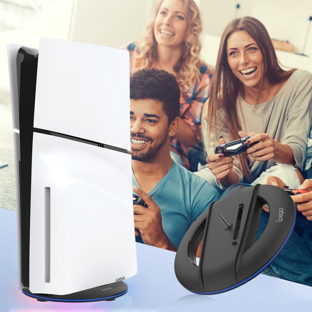 Вертикальная подставка-основание, сменная подставка-основание для консоли PS5 Slim, диск и цифровая подставка для консоли Playstation 5 Slim