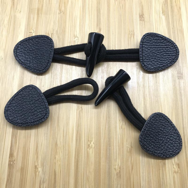 Fashionable Coat Buttons High Quality Resin Ox Horn Cotton Rope Buttons Woman's Coat Sewing Supplies