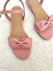 Hyoave Blair Ribbon Sandals - Lazy Pink
