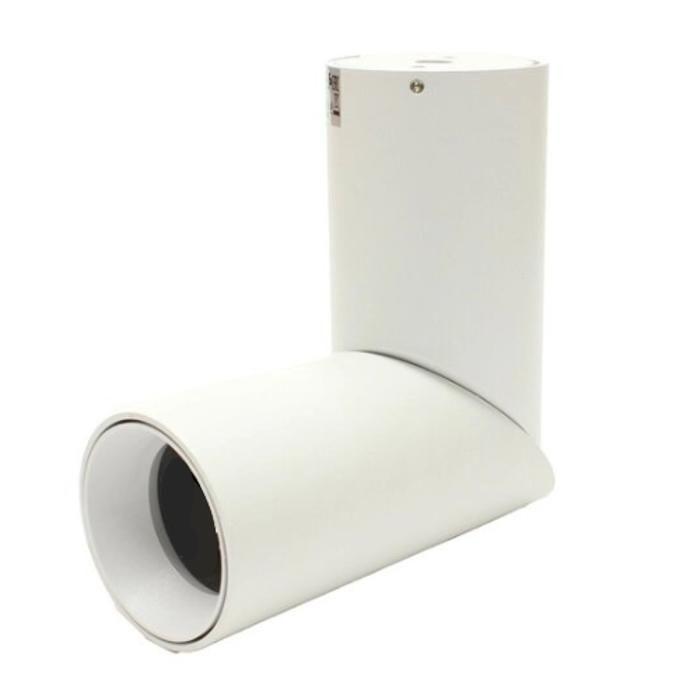 Plafonnier spot tube GU10 IP20 blanc