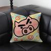 BBuriburizaemon Pillow Case Fashion Square Pillowcase Bedroom Sofa Room Ins Decoration Leisure