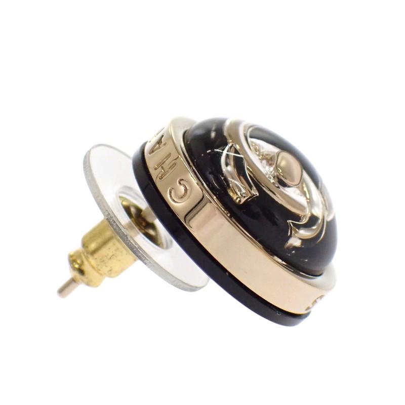 CHANEL  ABA005 Pierce black metal Women