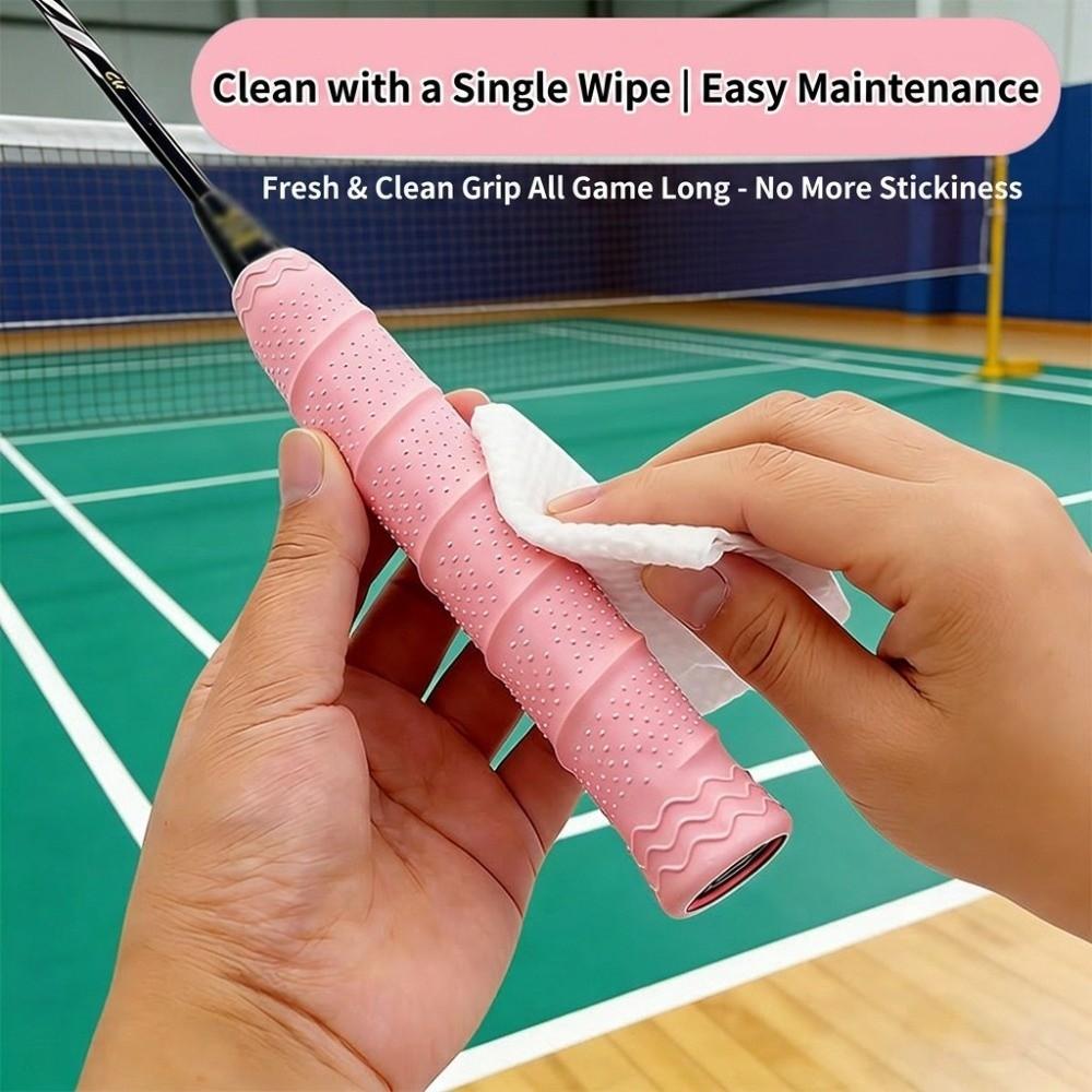 Shockproof Badminton Racket Grip Cover Anti-Slip Tennis Handle Protector  Racquet Supplies