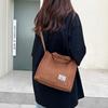 Fashion Corduroy Women'S Shoulder Bag Newest Simple Eco-Friendly Shopping Bag Trend Versatile Messenger Bag Handbags For Women