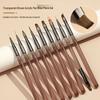 9-Piece Japanese Nail Art Brush Set: Sweeping, Semi-Transparent Rod, Double-Ended Builder, Gel Painter, Liner, Ombre Brushes