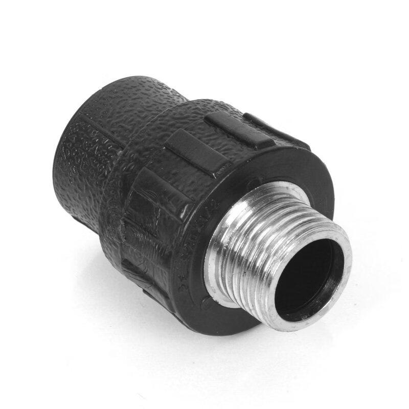 PE Threaded Straight Union Connector