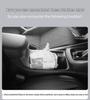 High-End Car Armrest Tissue Box - Hanging Storage for Napkins & Papers