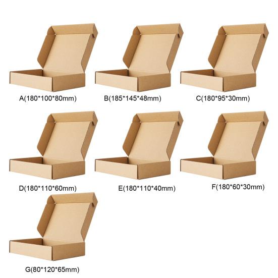 Packaging Box Durable Multifunctional Cardboard Sturdy Practical Rectangle Carton Box for Express