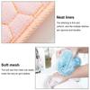 Three-piece Bathing Device Thickened Mud Rubbing and Decontamination Bath Ball Suit Pull Back Strip Long Rub Back Towel