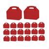 20 Pieces Cake Boxes Cookie Cupcakes Containers Packaging Box for Outdoor Shop