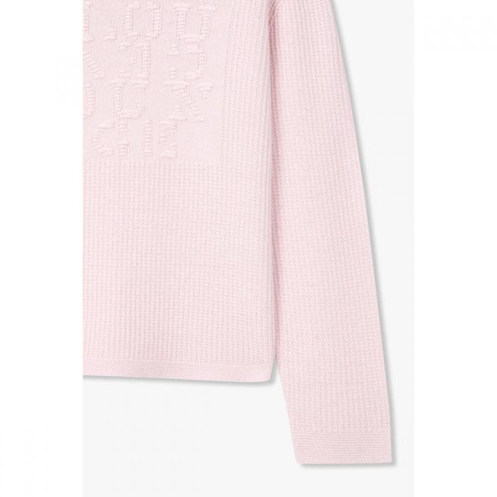 Voice Of Voices Lettering Hooded Knit Pullover 7125450103