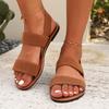 Women Luxury Sandals 2024 New Summer Soft Slip Designer Sandals Shoes for Women Sandals Ladies Outdoor Casual Beach Shoes