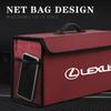 BJYL6 Car Trunk Organizer Box Leather Folding Storage Bag For Lexus GS IS LS500h ES260 ES300h RX350h NX260 UX260 LM LC RZ450e TX RC CT