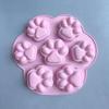 Silicone Cat Paw Molds Elegant Chocolate Cookie Mold For Baking Non-Stick Dog Treat Molds Suitable For Microwave Oven