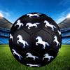 1pc Equestrian Spirit Theme Soccer Ball Football, Size 5, Lightweight PVC, Outdoor Training Soccer Ball,Gift j61414
