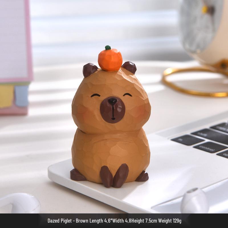 Capybara Trendy Play Blind Box Cute Office Desktop Ornament Healing Gift