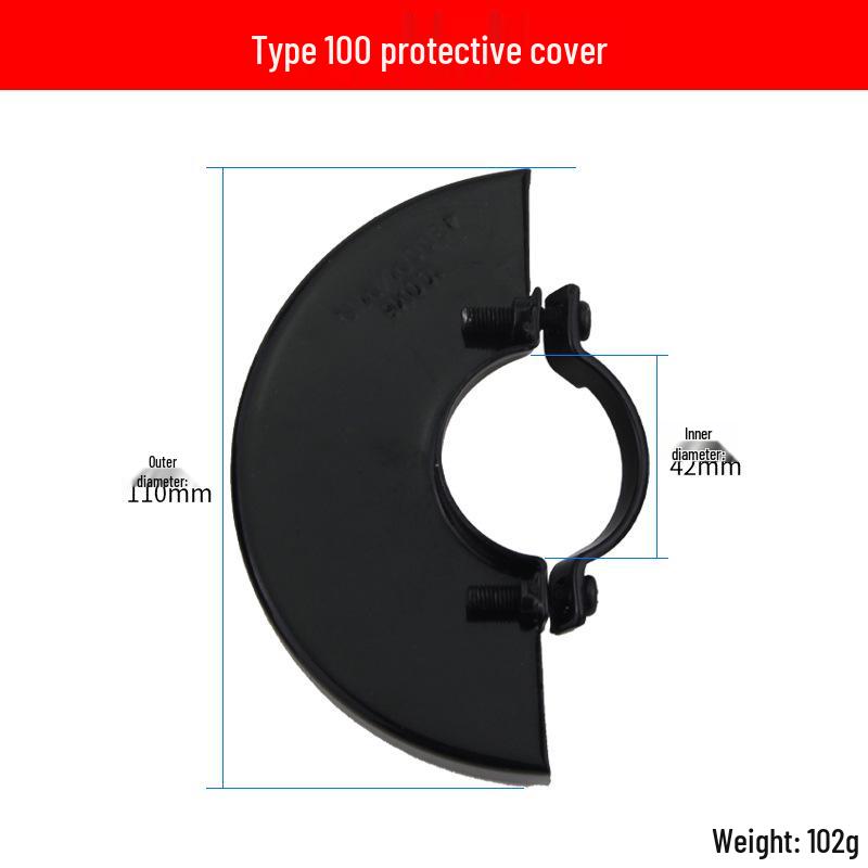 100 Type Angle Grinder Guard: Universal Protective Cover for Cutting and Grinding Wheel