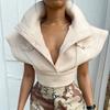 Tooxika Ins Style весна-осень новая куртка Air Layer с воротником-стойкой и рукавами-крылышками